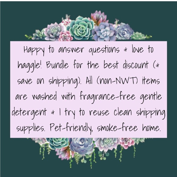 H&M | 3/4 sleeve high-low cotton knit sweater in marled black & cream, large - Picture 16 of 16